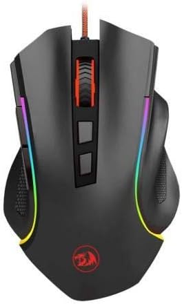 Mouse Redragon Gamer Griffin M607 RGB, 7200 DPI, 6 Botões, Black