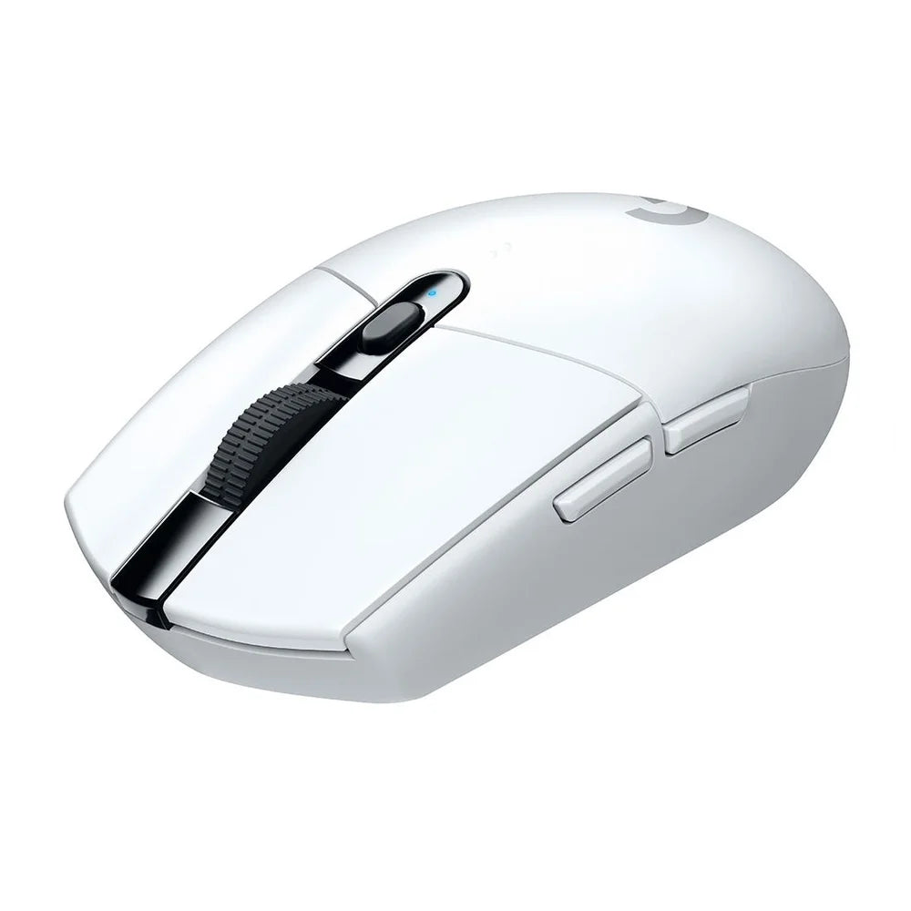 MOUSE GAMER - SEM FIO Logitech G305 LIGHTSPEED - Branco, 6 Botões Programáveis e Até 12.000 DPI