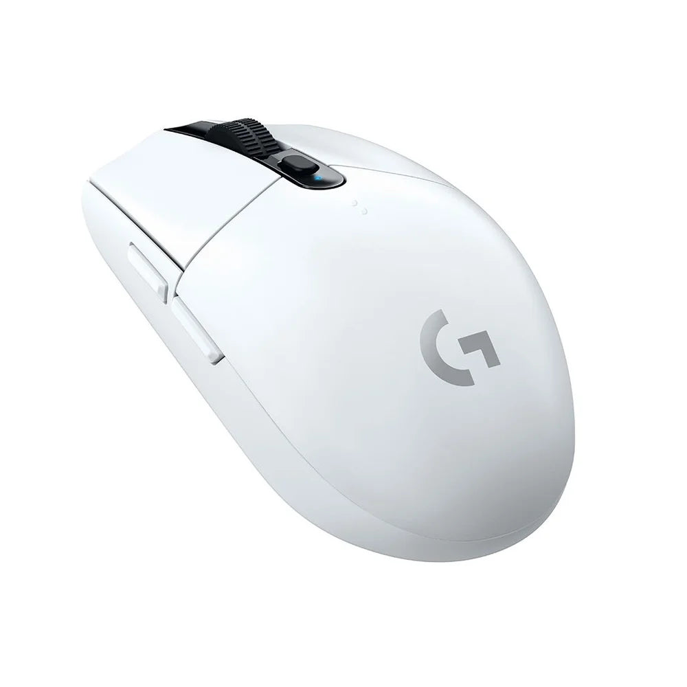 MOUSE GAMER - SEM FIO Logitech G305 LIGHTSPEED - Branco, 6 Botões Programáveis e Até 12.000 DPI