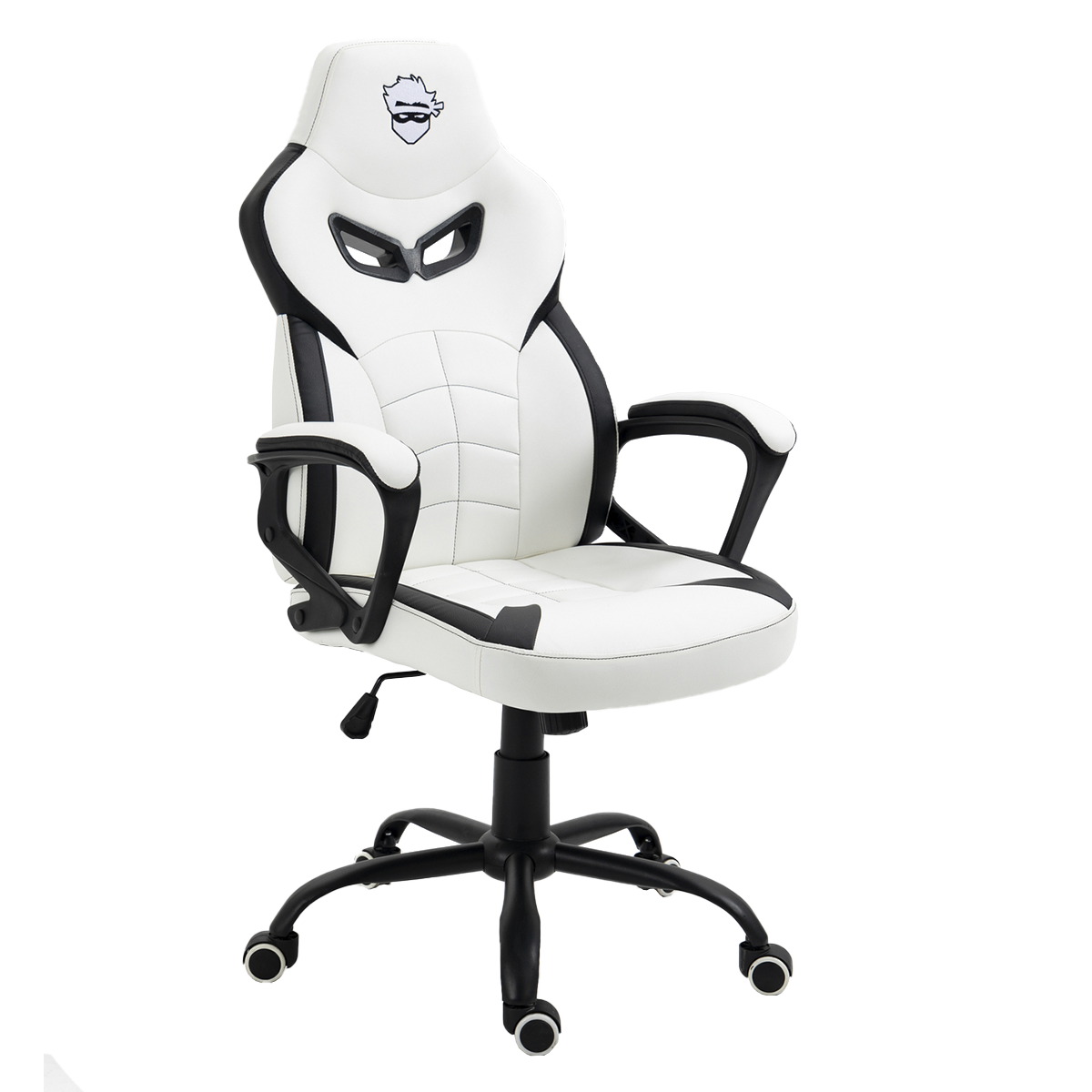 Cadeira Gamer Ninja Jiraya, Branco e Preto