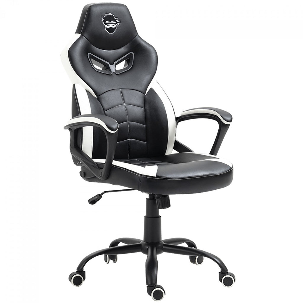 Cadeira Gamer Ninja Jiraya, Preto e Branco