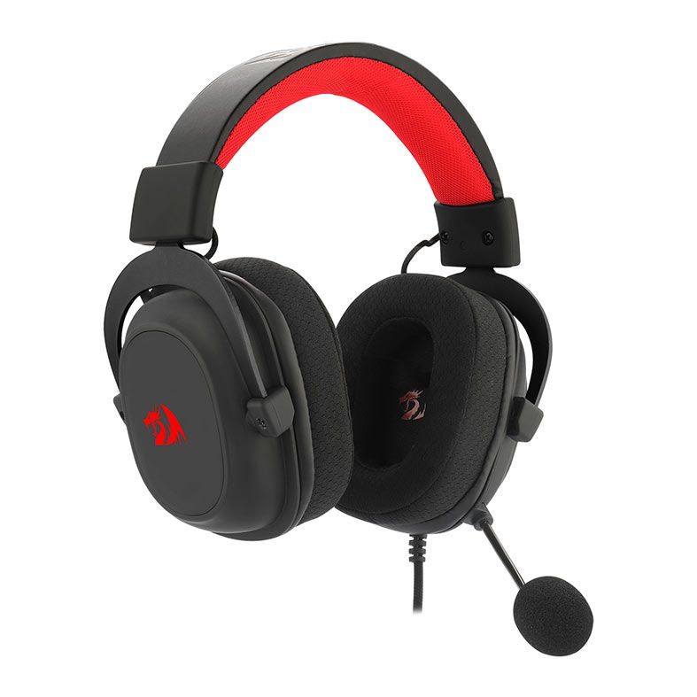 HEADSET GAMER - REDRAGON HERO, DRIVERS 53MM, PRETO E VERMELHO, H530