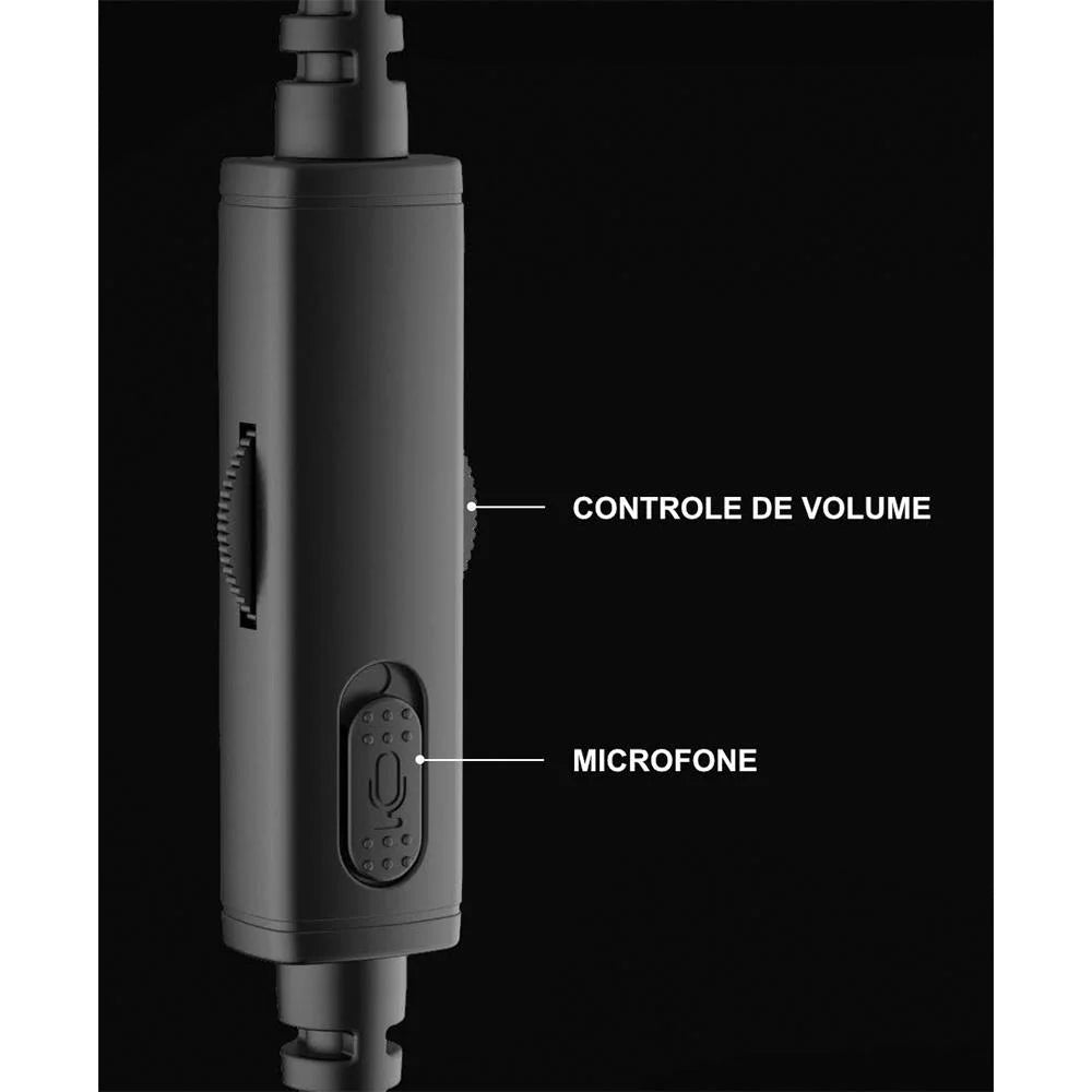 Headset Gamer Havit, Drivers 53mm, Microfone Plugável, 3.5mm, PC, PS4, XBOX ONE, Preto - HV-H2002D