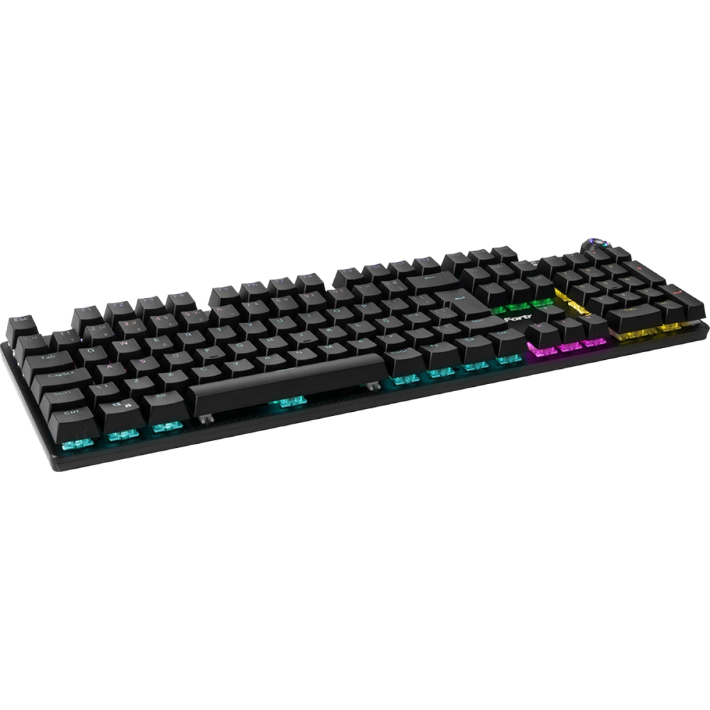 TECLADO GAMER MECÂNICO - Fortrek GPRO K7, Rainbow, Switch KRGD Blue, Black