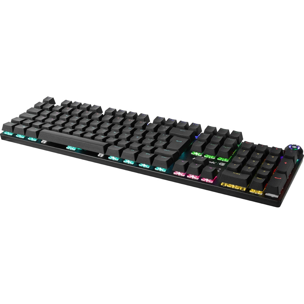TECLADO GAMER MECÂNICO - Fortrek GPRO K7, Rainbow, Switch KRGD Blue, Black