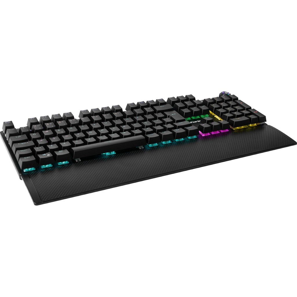 TECLADO GAMER MECÂNICO - Fortrek GPRO K7, Rainbow, Switch KRGD Blue, Black
