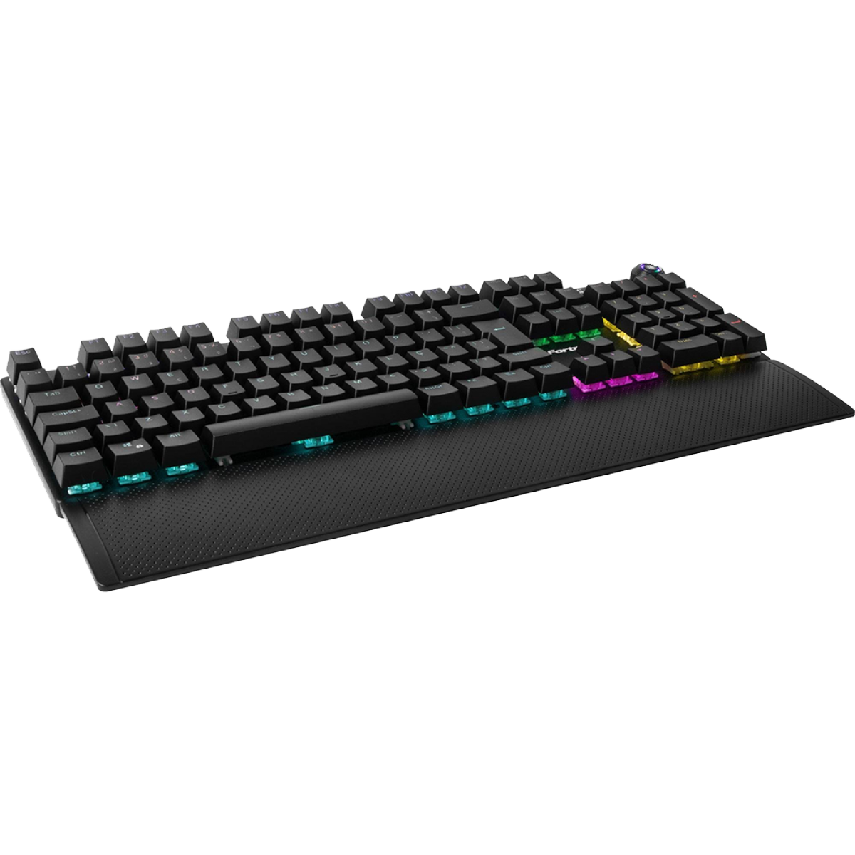 TECLADO GAMER MECÂNICO - Fortrek GPRO K7, Rainbow, Switch KRGD Blue, Black